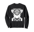 Pug Dog Soccer Champion Fan Sweatshirt - Minimalist Print Unisex