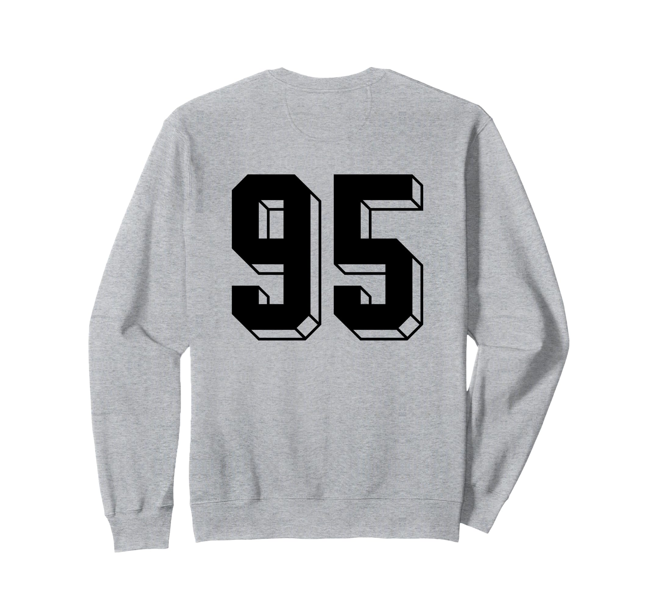 Number 95 Backside 80S 90S Team Sweatshirt - Novelty Apparel Men Women