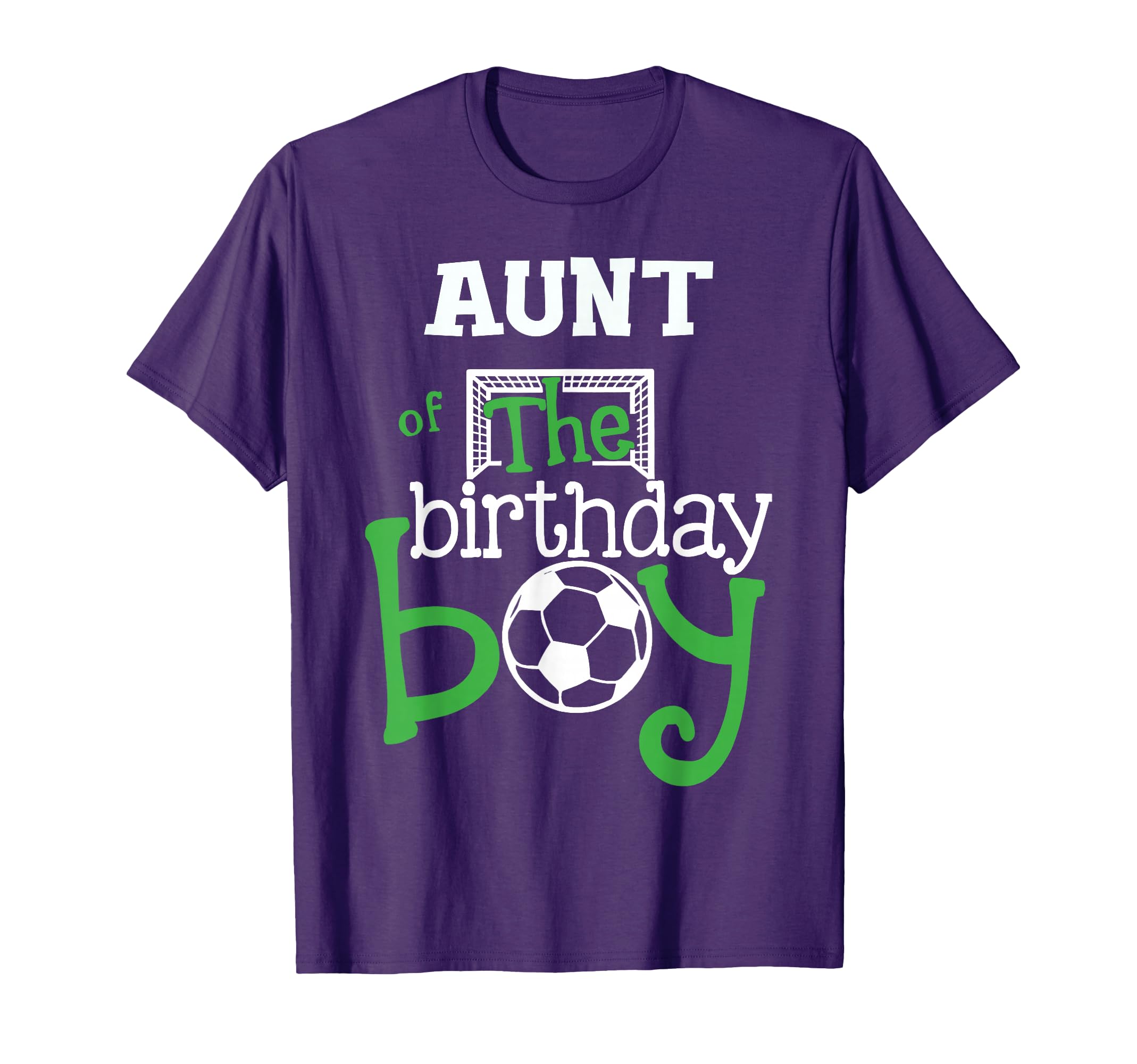 Aunt Birthday Soccer Player Bday Team T-Shirt - Custom Art Print Unisex