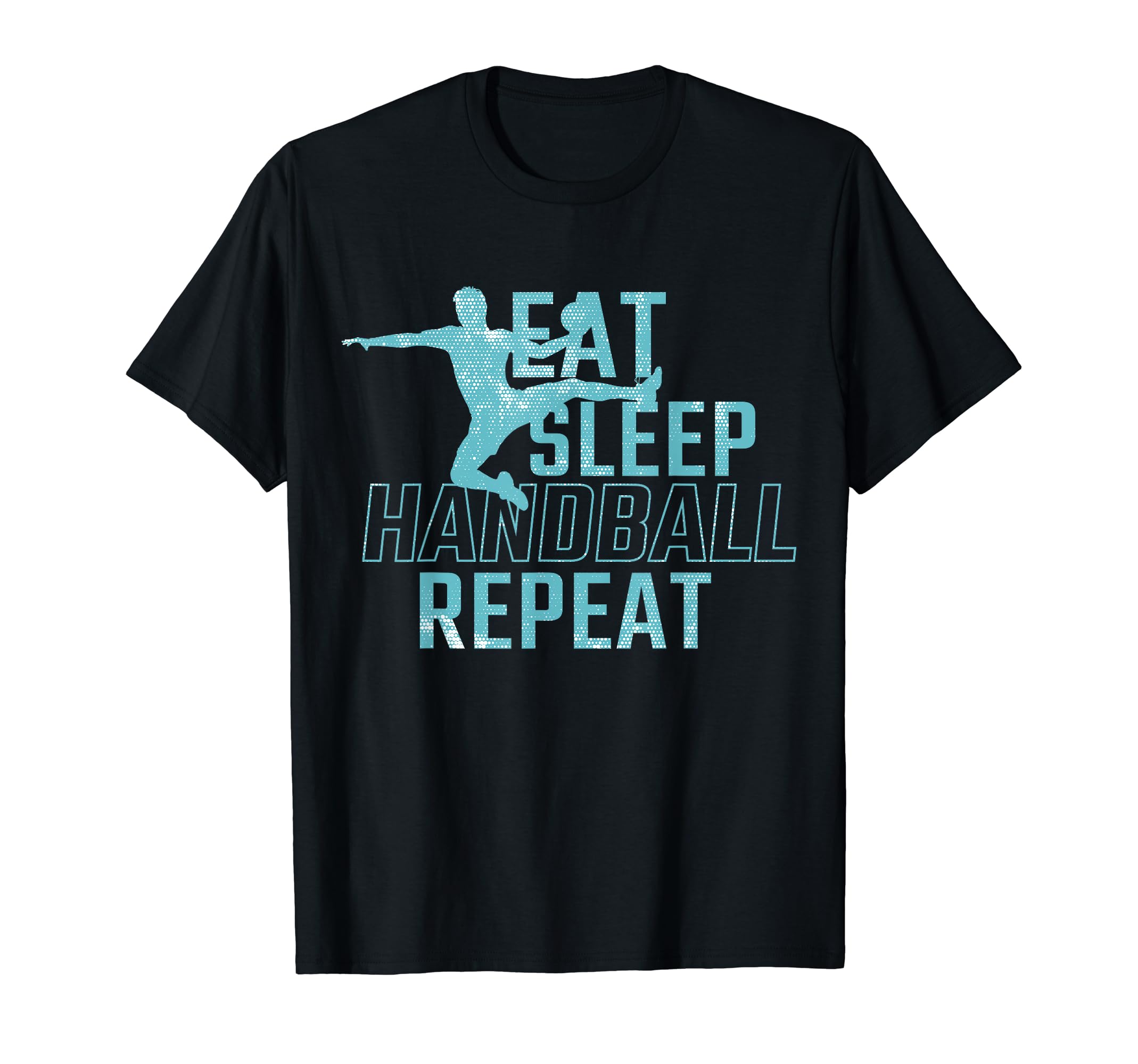 Handball Shoes Eat Sleep Handball T-Shirt - Fun Novelty Design for Adults
