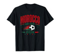 Morocco Soccer Teams Game Football T-Shirt - Novelty Apparel Men Women