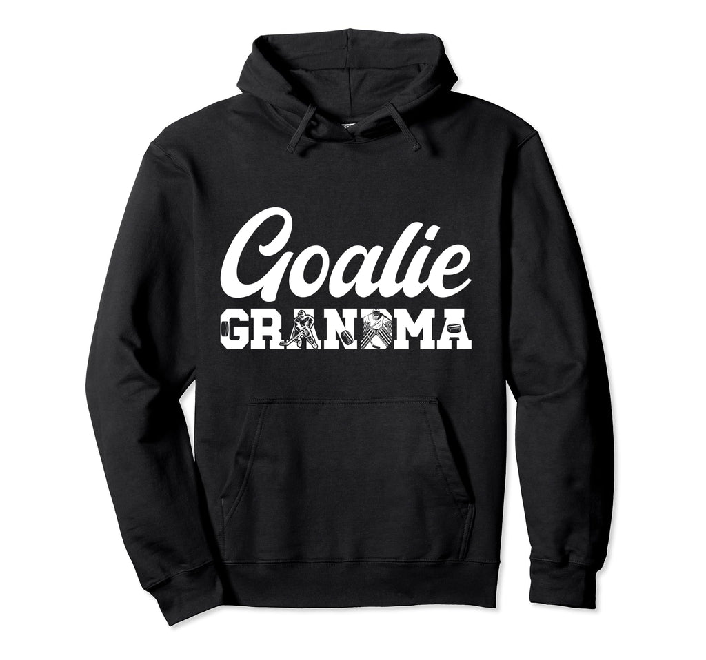 Ice Hockey Goalie Grandma Hockey Hoodie - Aesthetic Graphic Unisex