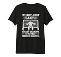 Im Hockey Keeper Grandma Hockey T-Shirt - Casual Everyday Wear Unisex