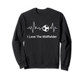 Soccer Aunts I Love Midfielder Sweatshirt - Streetwear Style for Adults