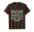 Sweat Hustle Beautiful Game Soccer T-Shirt - Minimalist Print Unisex