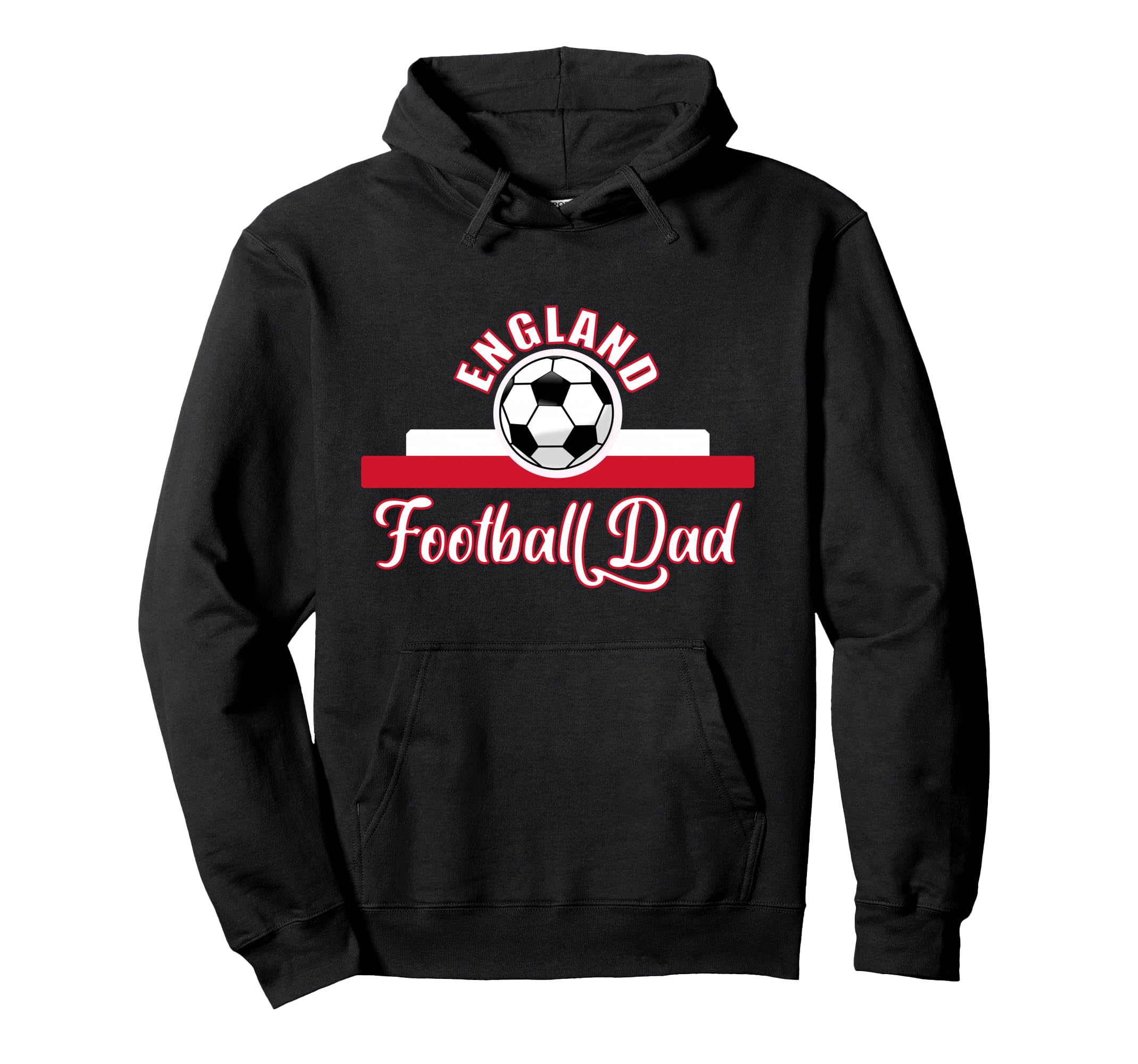 England Football Fathers Day Soccer Hoodie - Graphic Print for Adults