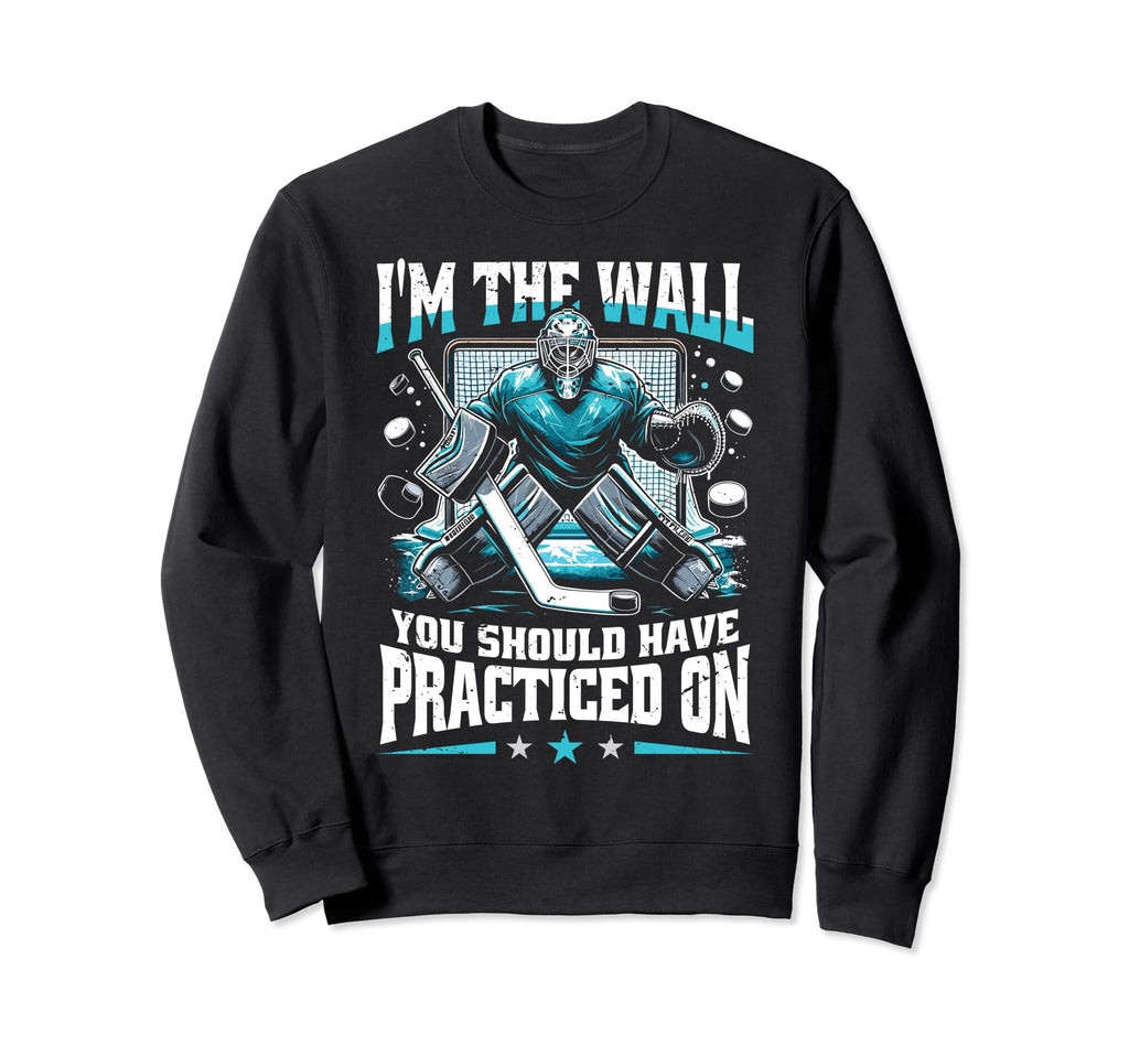Ice Hockey Player Funny Ice Hockey Sweatshirt - Streetwear Style Unisex