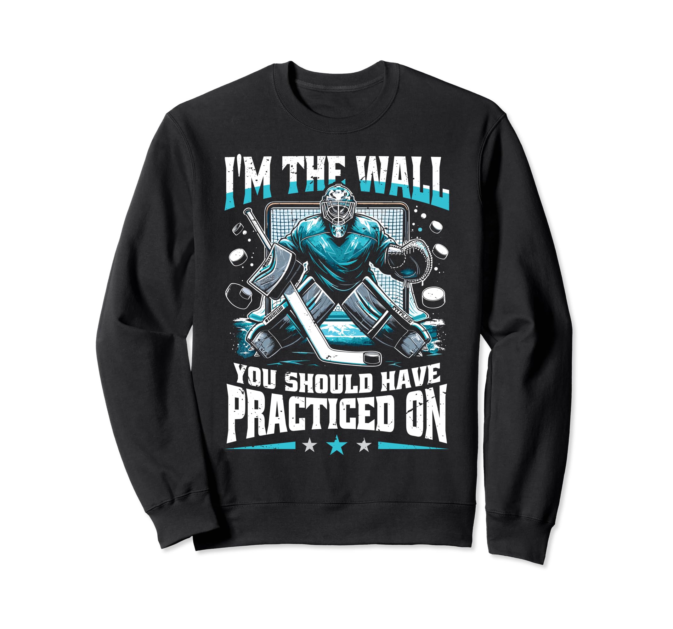 Ice Hockey Player Funny Ice Hockey Sweatshirt - Streetwear Style Unisex