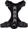 Wilderdog Lightweight Dog Harness with Reflective Straps - Medium - Black