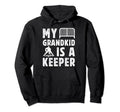 Proud Hockey Goalkeeper Grandpa Hockey Hoodie - Graphic Print Men Women