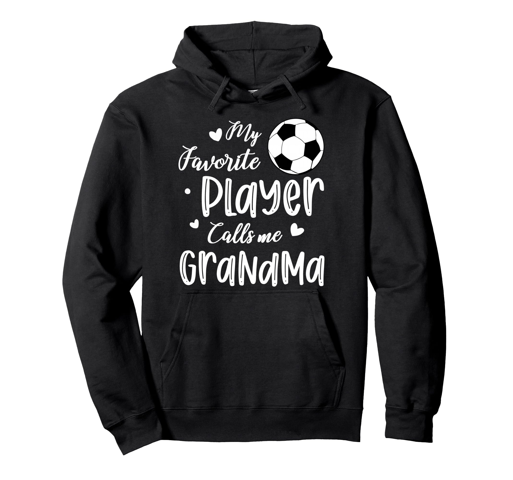 My Favorite Player Calls Me Grandma Hoodie - Unique Graphic for Adults