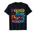 I Kicked 100 Days School Soccer Tie T-Shirt - Unique Graphic for Adults