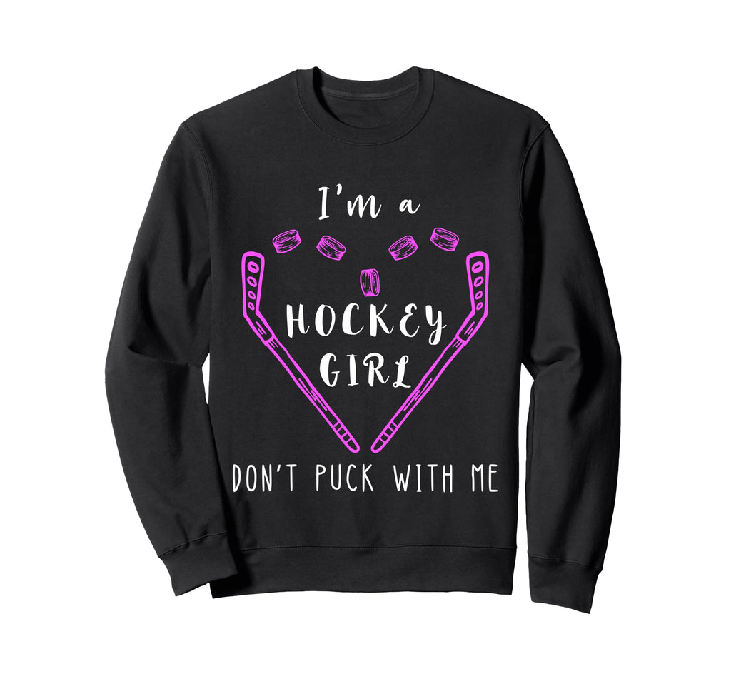 Hockey Ice Hockey Puck Hockey Sweatshirt - Streetwear Style for Adults