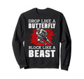 Ice Hockey Goalie Goalkeeper Drop Sweatshirt - Streetwear Style Unisex
