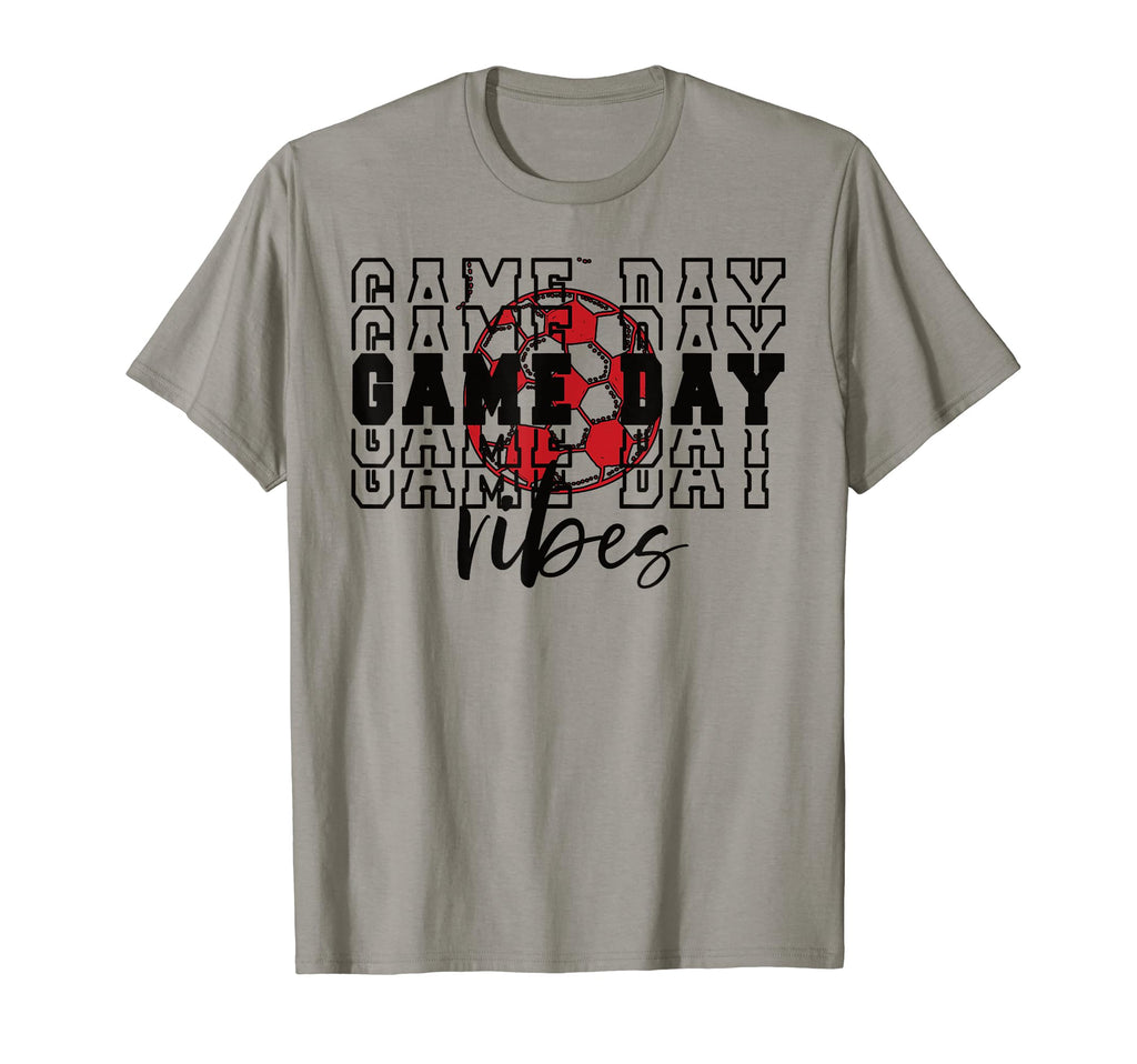 Game Day Vibes Soccer Game Day T-Shirt - Novelty Apparel Unisex