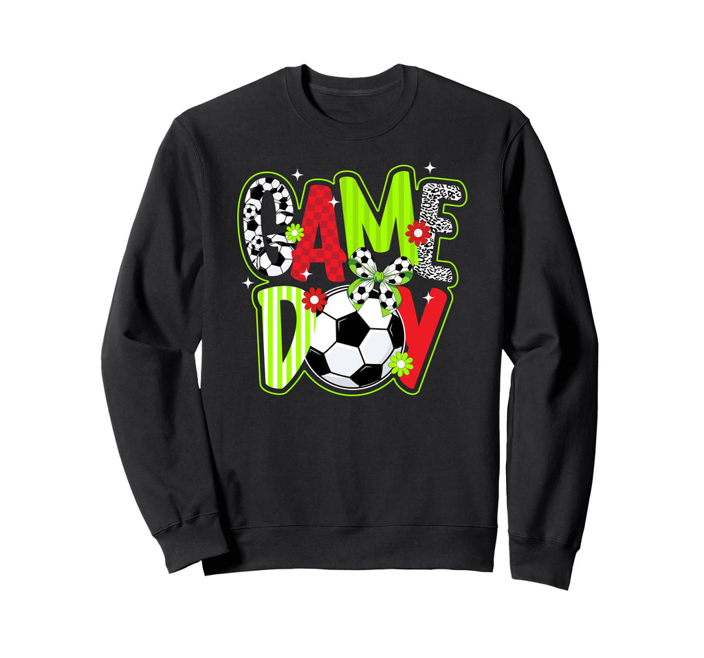 Game Day Coquette Soccer Game Day Sweatshirt - Aesthetic Graphic Men Women