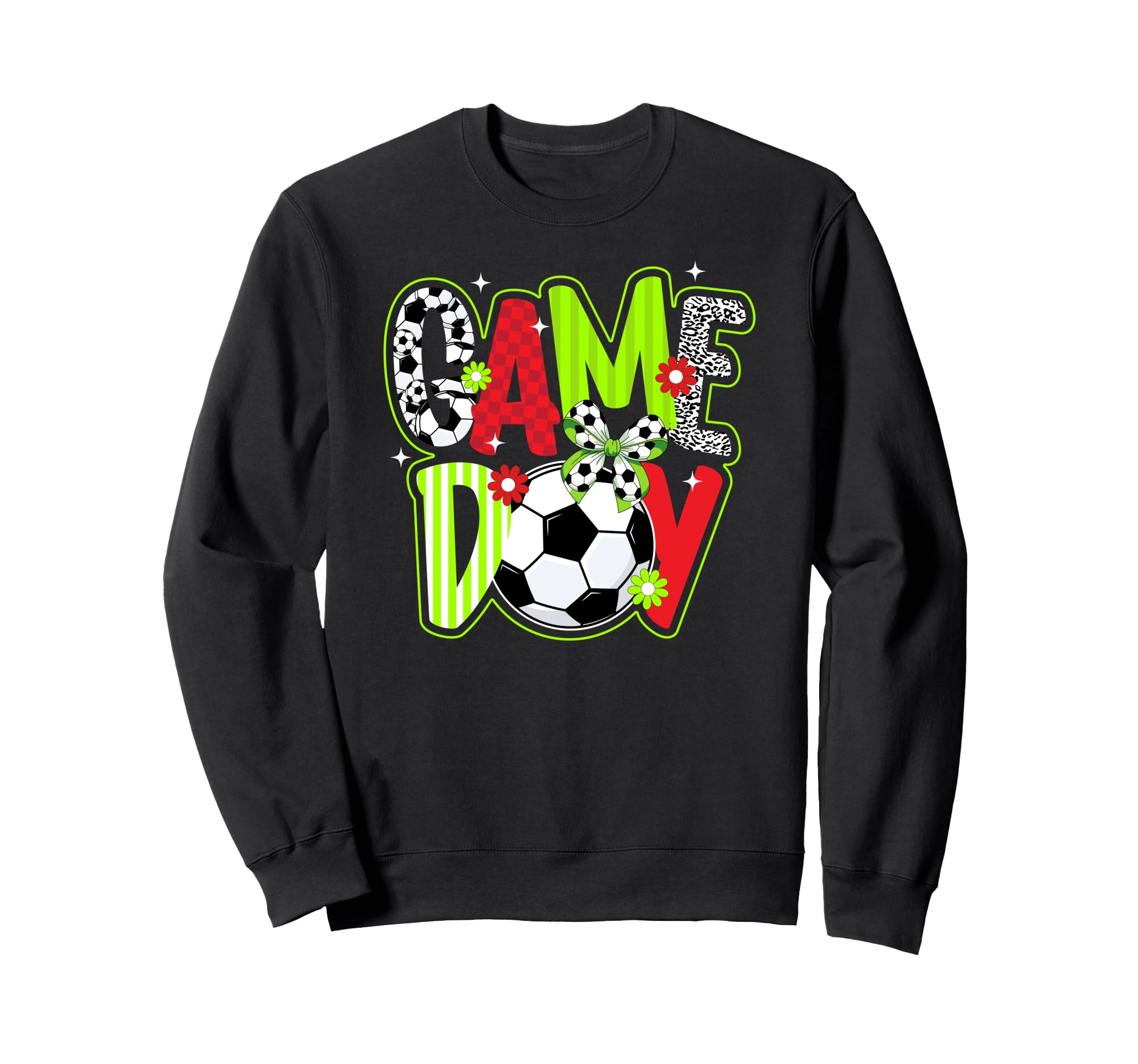 Game Day Coquette Soccer Game Day Sweatshirt - Aesthetic Graphic Men Women