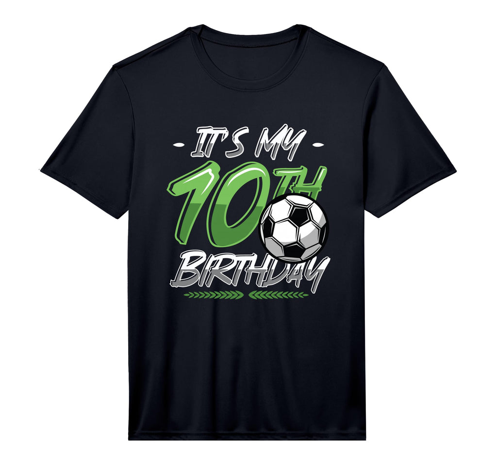 Mens Its My 10Th Birthday Soccer T-Shirt - Custom Art Print Unisex