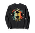 Soccer Player Awesome Since 2012 Funny Sweatshirt - Trendy Graphic Unisex