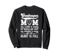Proud Hockey Goalkeeper Mom Ice Sweatshirt - Minimalist Print for Adults