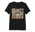 Soccer Stamps Football Collection T-Shirt - Trendy Graphic Men Women