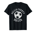 Gallia County Soccer Distressed 90S T-Shirt - Streetwear Style Men Women