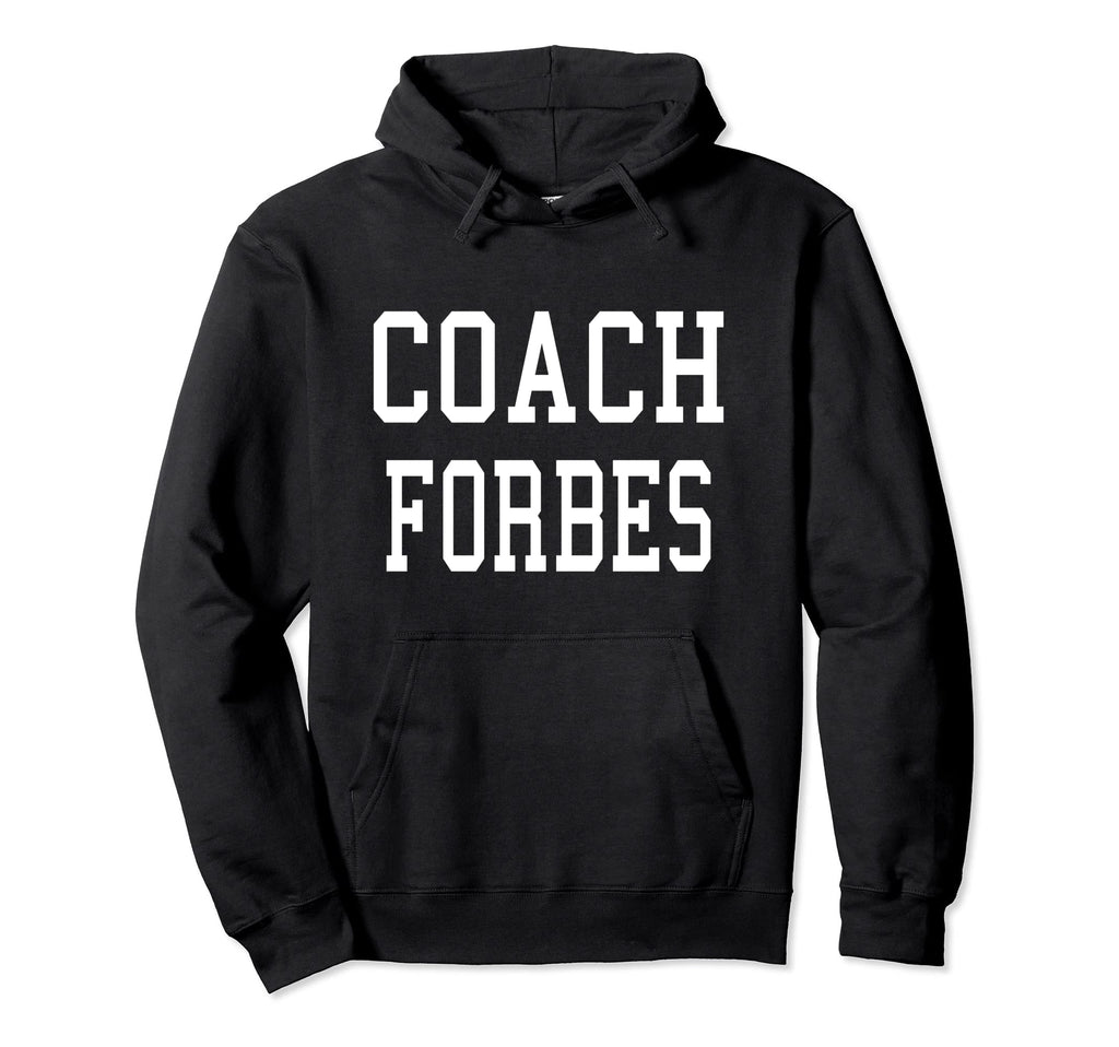 Coach Forbes Custom Football Soccer Hoodie - Minimalist Print for Adults