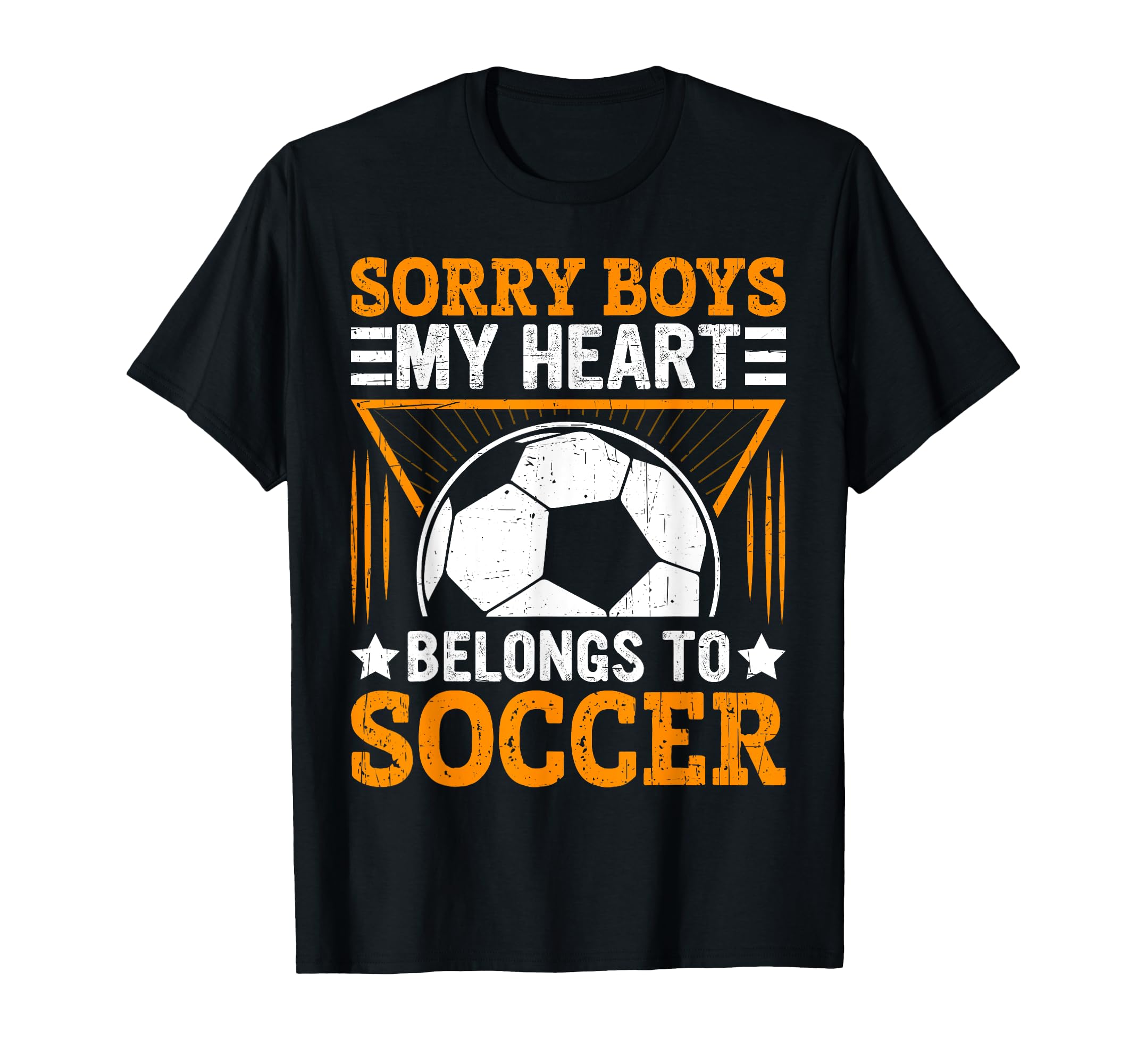 Sorry My Heart Belongs To Soccer Hoodie - Casual Everyday Wear for Adults