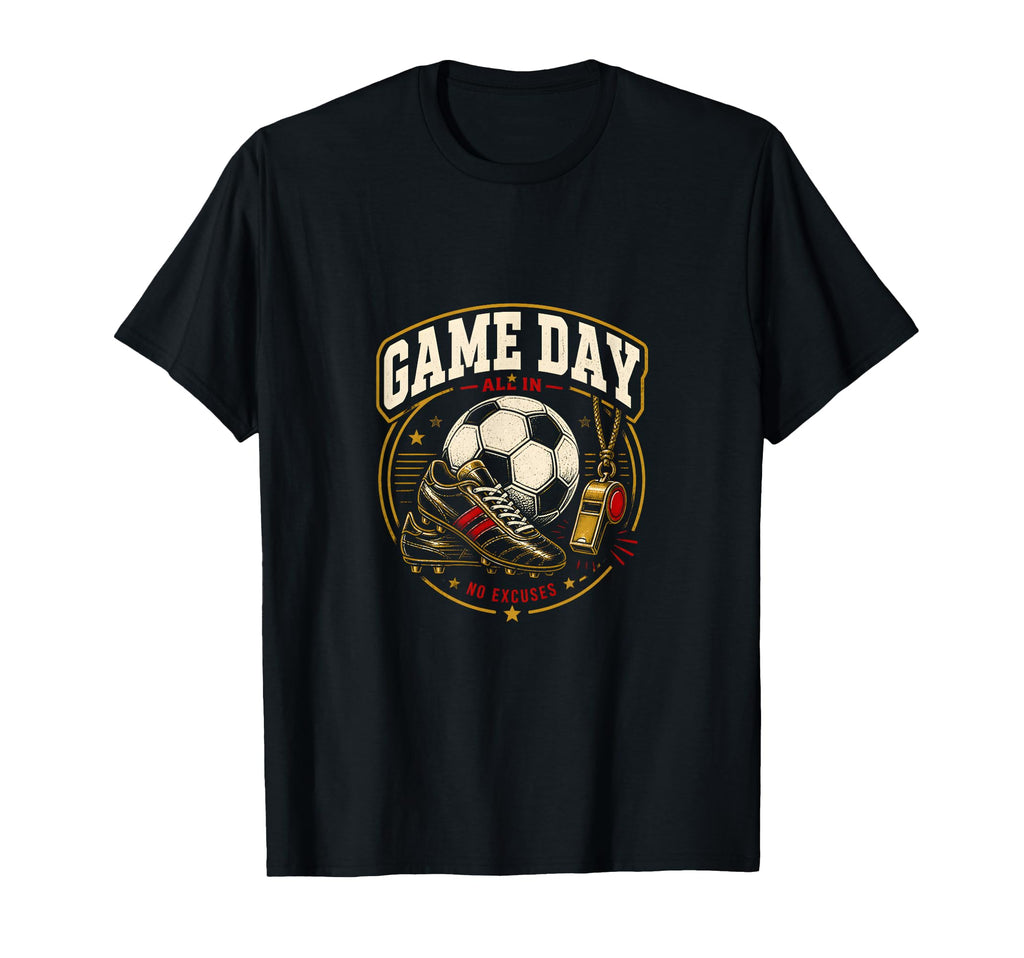 Soccer Referee Whistle T-Shirt - Trendy Graphic Men Women
