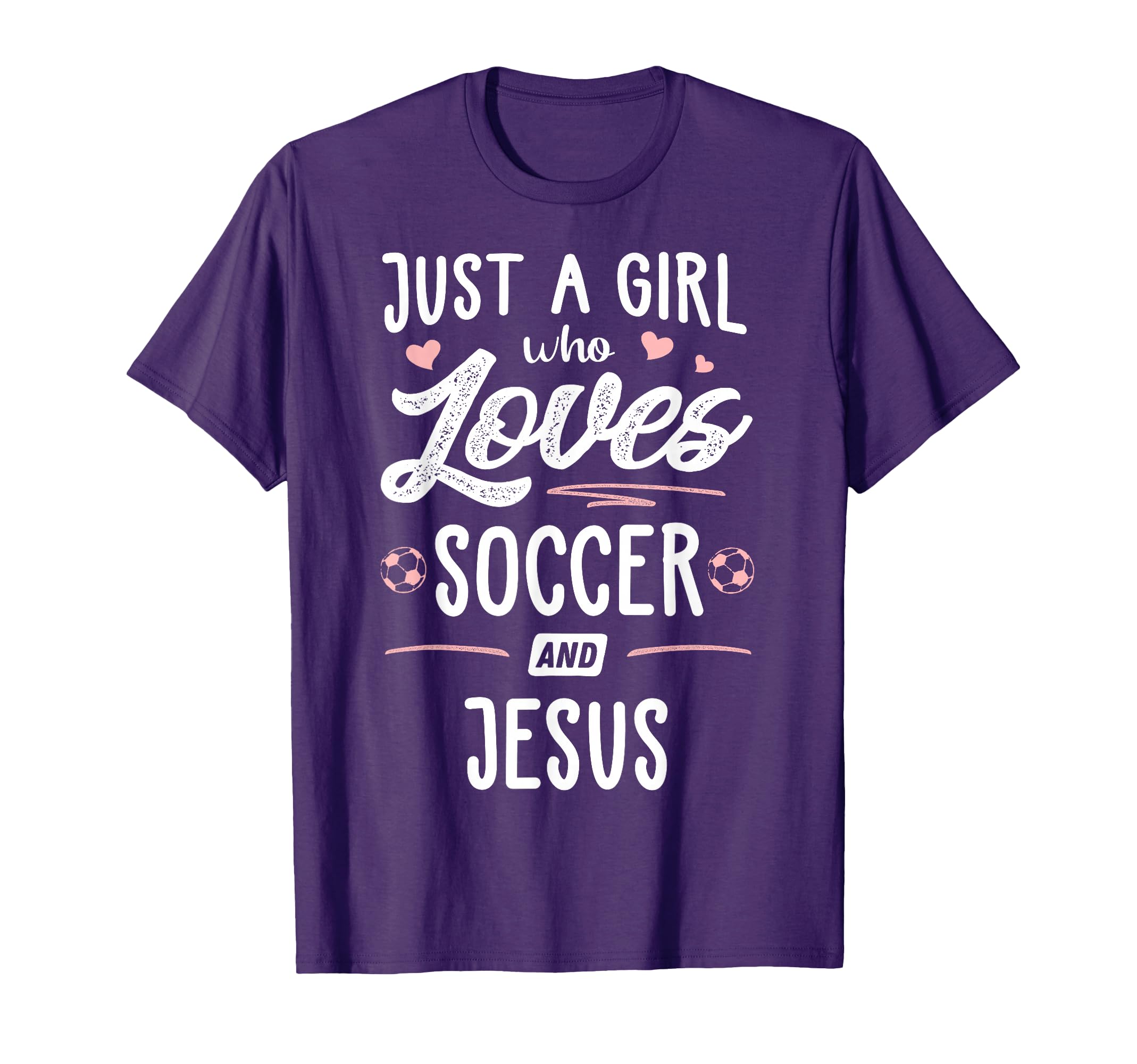Just Who Loves Soccer And Jesus Gift T-Shirt - Custom Art Print Unisex