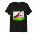 Santa Soccer Goalie Goalkeeper Tri T-Shirt - Streetwear Style Men Women