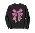 Soccer Ball Coquette Bow Soccer Sweatshirt - Casual Everyday Wear Unisex