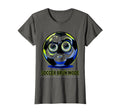 Soccer Bruh Mode Funny Soccer Ball T-Shirt - Graphic Print Unisex