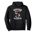 Heart Dab Valentines Day Soccer Player Hoodie - Custom Art Print Unisex