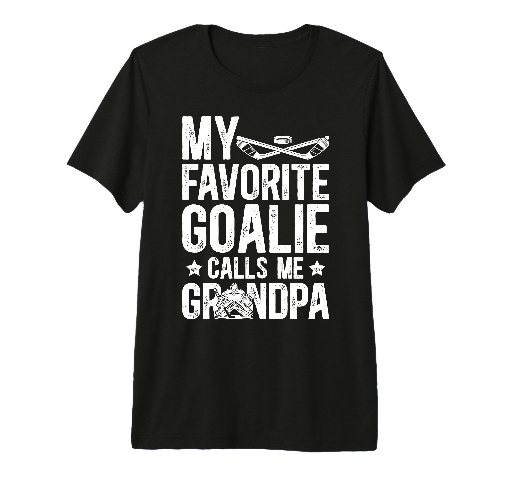 Mens Proud Ice Hockey Goalie T-Shirt - Casual Everyday Wear Men Women