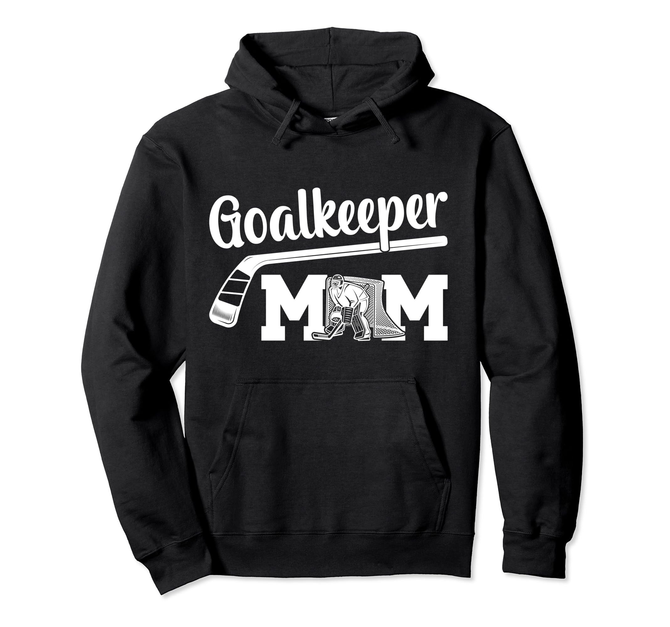 Ice Hockey Goalkeeper Mom Ice Hockey Hoodie - Graphic Print for Adults