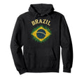 Brazil Brazilian Soccer Pride Flag Hoodie - Streetwear Style Men Women
