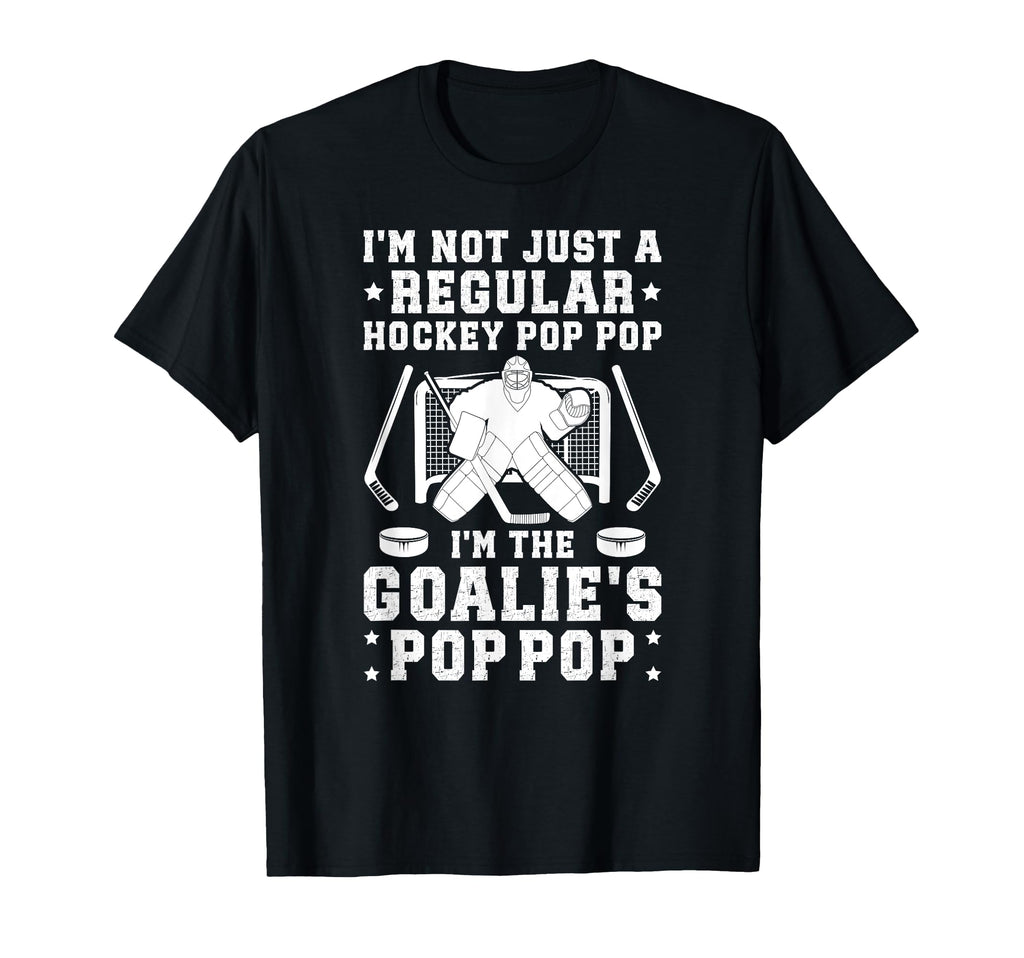 Im Hockey Goalie Pop Pop Ice T-Shirt - Fun Novelty Design for Adults