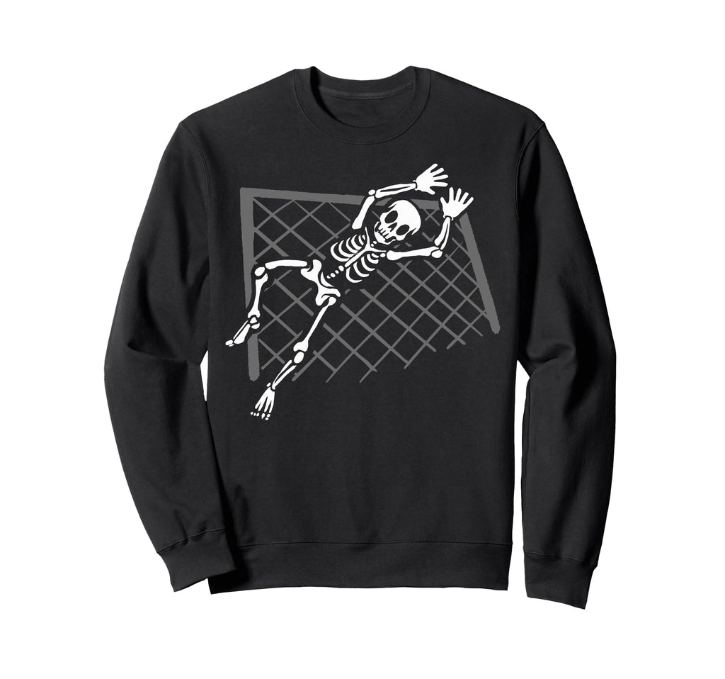 Skeleton Goalkeeper Sweatshirt - Custom Art Print for Adults