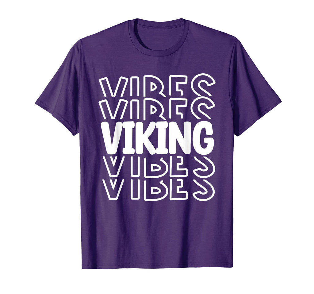Viking Vibes Sports Junior High School T-Shirt - Unique Graphic for Adults