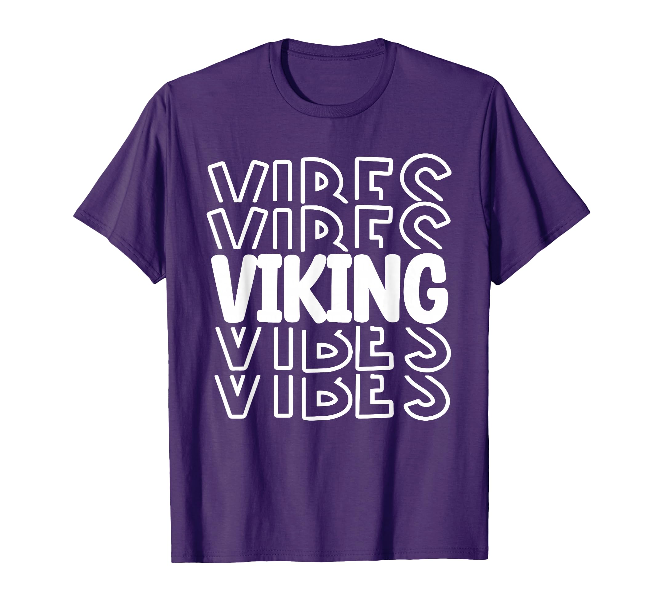 Viking Vibes Sports Junior High School T-Shirt - Unique Graphic for Adults