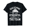 Funny Hockey Goalie Mimi Hockey T-Shirt - Streetwear Style Men Women