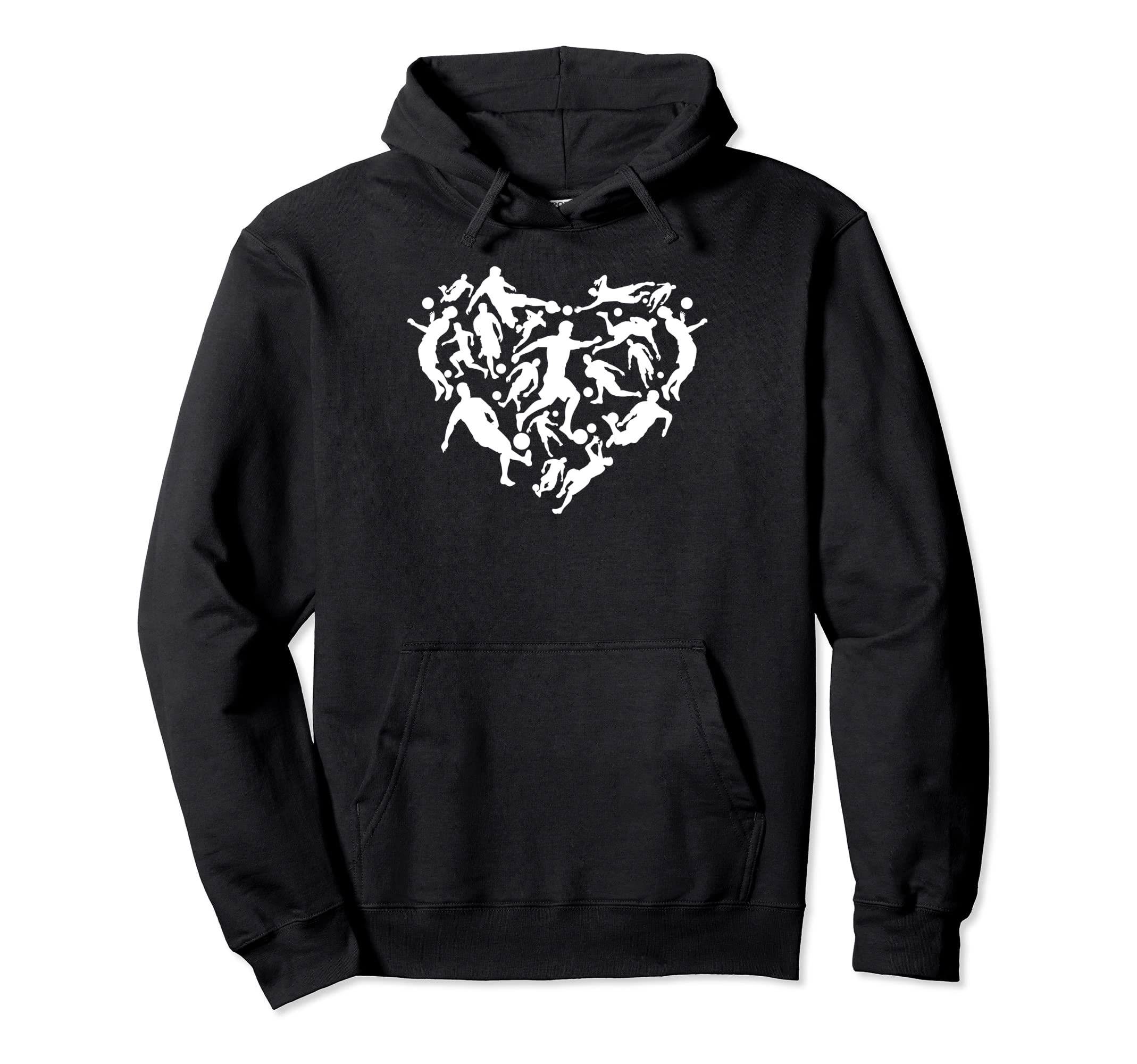 Soccer Heart Soccer Player Heart Hoodie - Fun Novelty Design Men Women