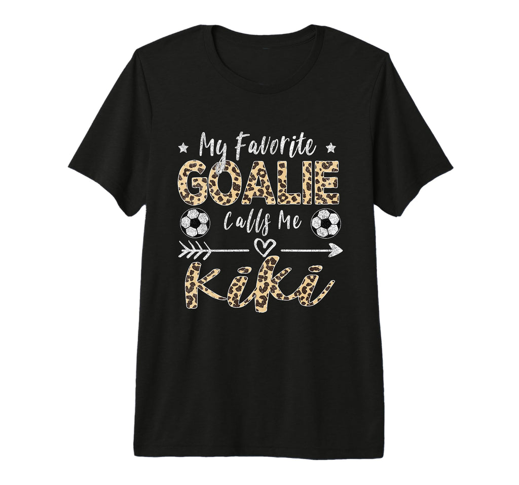 My Favorite Goalie Calls Me Kiki T-Shirt - Minimalist Print for Adults