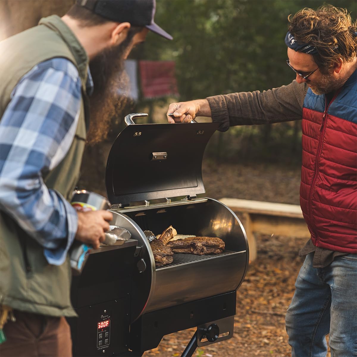 recteq Pellet Grill - Road Warrior 340 + BBQ Master Bundle, Portable Electric Pellet Smoker Grill, BBQ, Wood Pellets, Sear, Smoke, and More