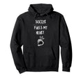 Soccer Fuels My Heart Ball Passion Hoodie - Fun Novelty Design for Adults
