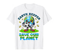 Earth Keeper Save Our Planet Earth T-Shirt - Custom Art Print Men Women