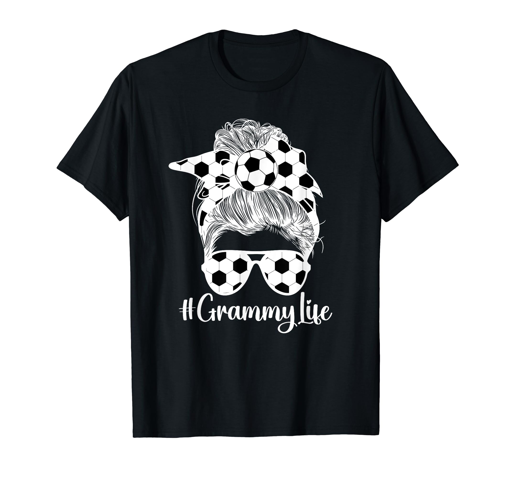 Grammy Life Soccer Grammy Soccer T-Shirt - Minimalist Print Men Women