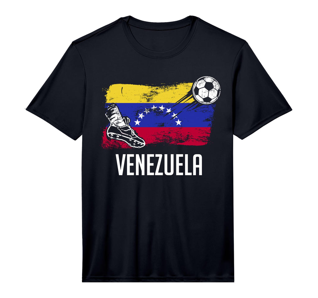 Venezuela Flag Venezuelan Soccer T-Shirt - Casual Everyday Wear Unisex
