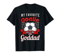 My Favorite Goalie Calls Me Goddad T-Shirt - Streetwear Style Men Women